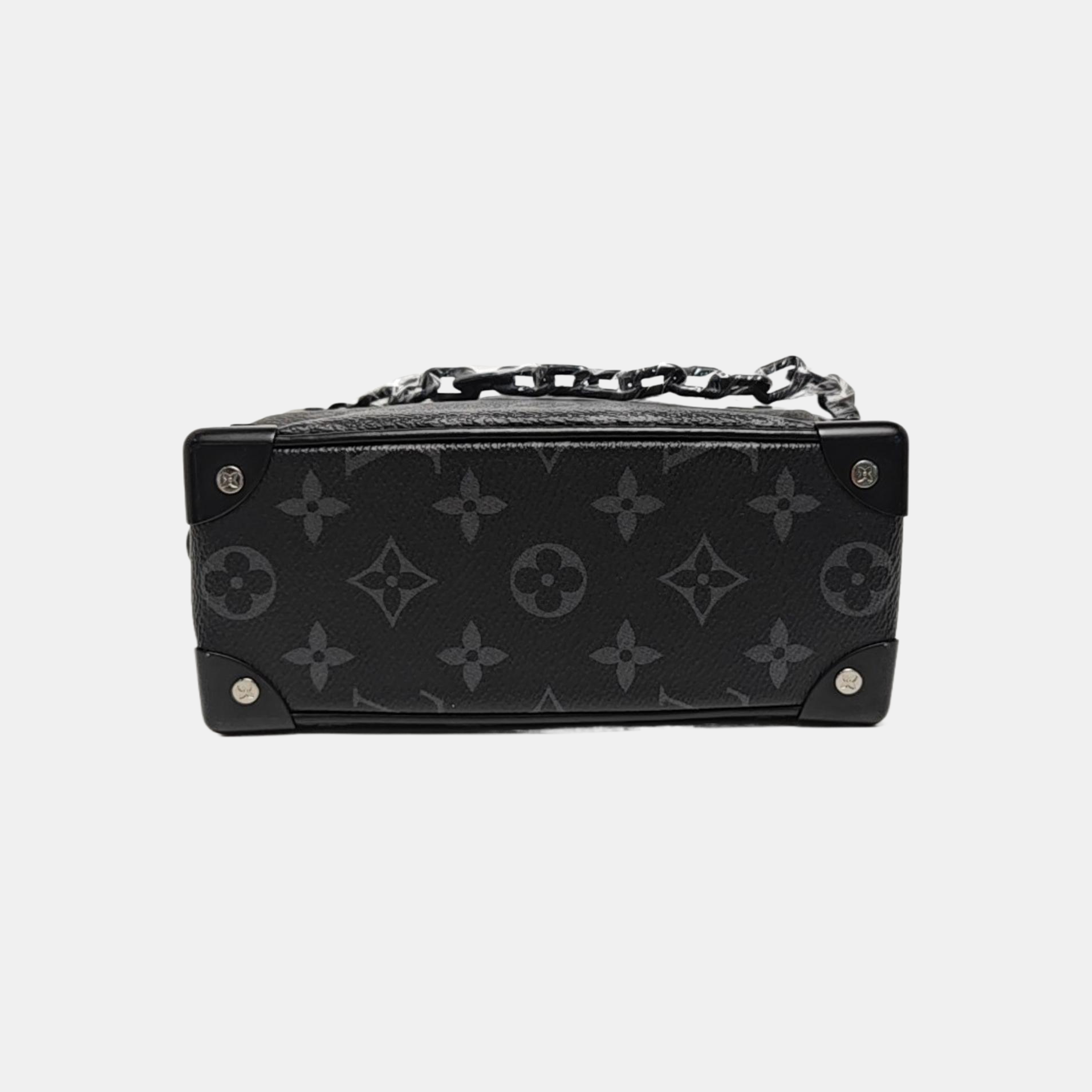 SOFT TRUNK Mini Monogram Coated Canvas Black