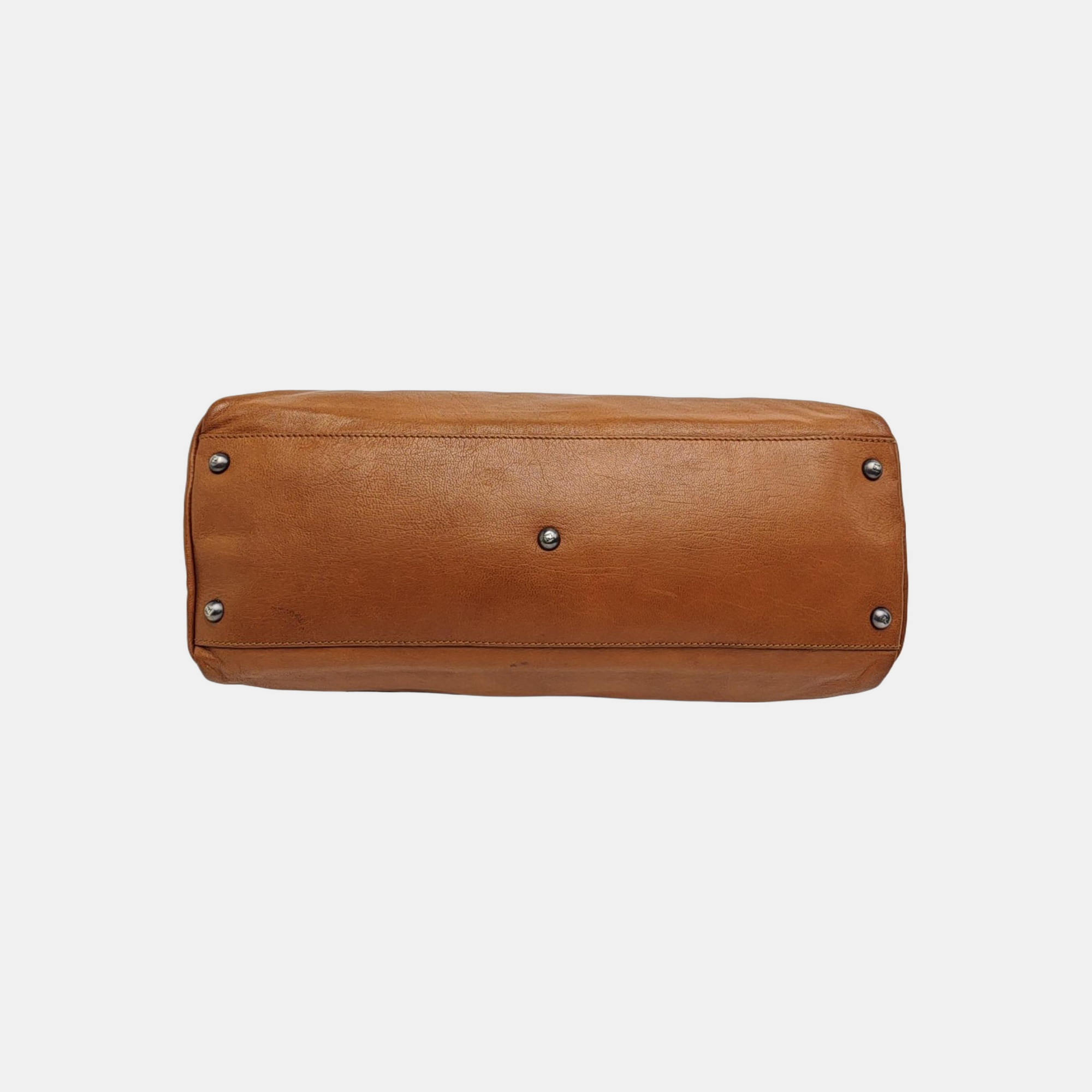 Peekaboo Medium Calfskin Brown