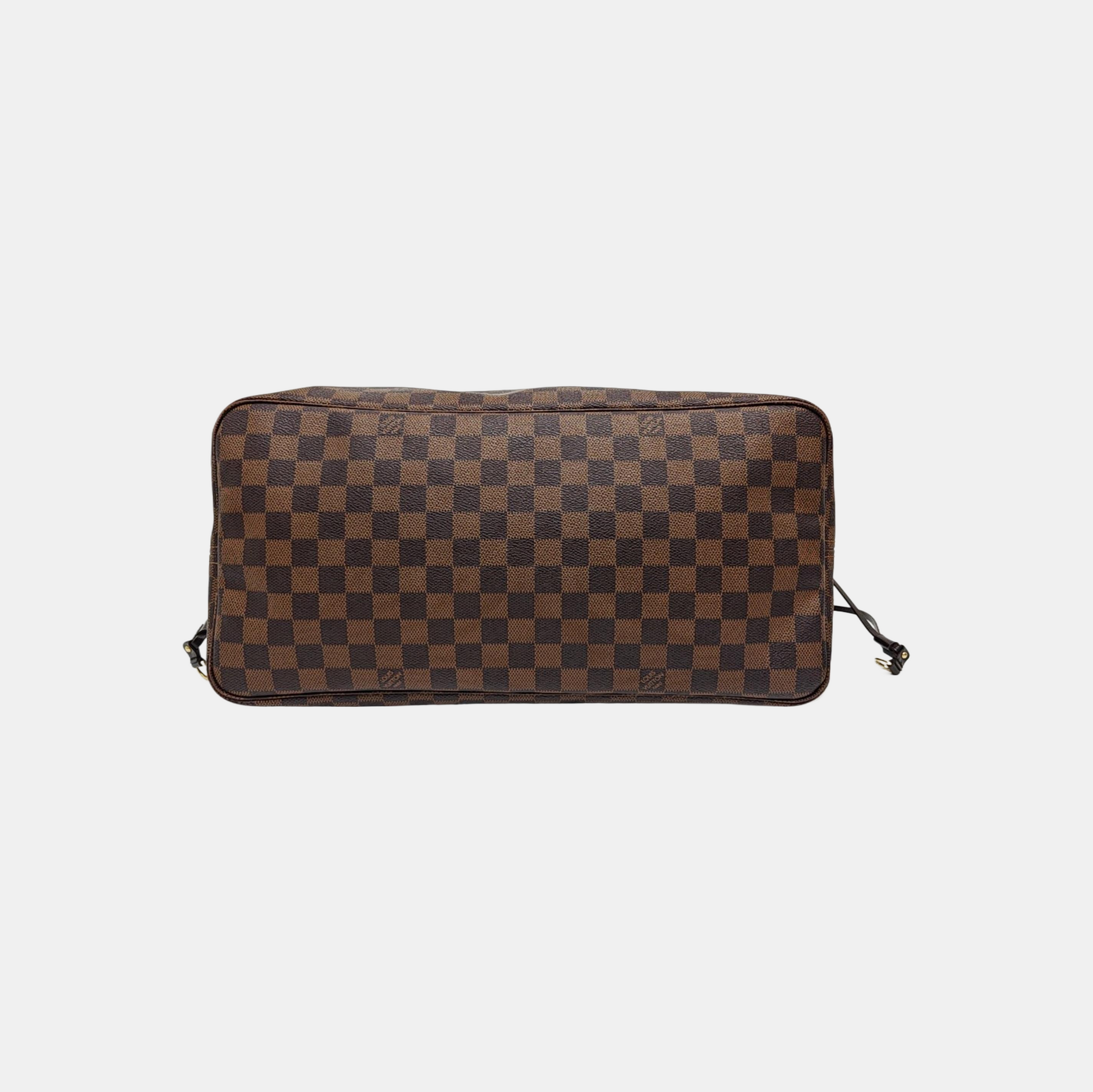 NEVERFULL GM Damier Ebene Coated Canvas Brown