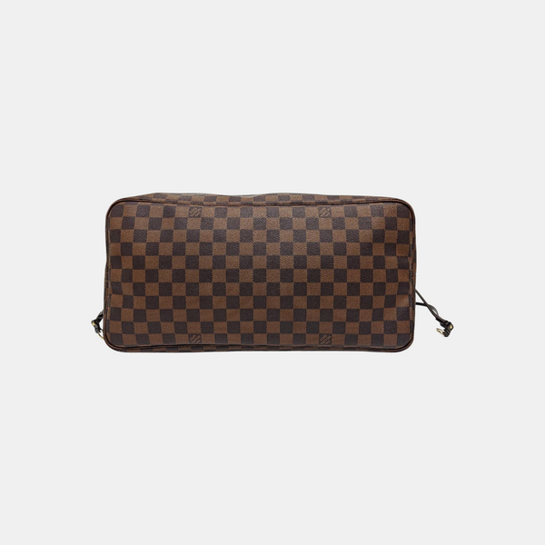 NEVERFULL GM Damier Ebene Coated Canvas Brown