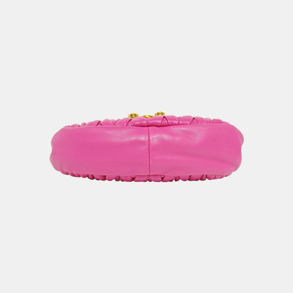 Miu Coffer Quilted Lambskin Pink