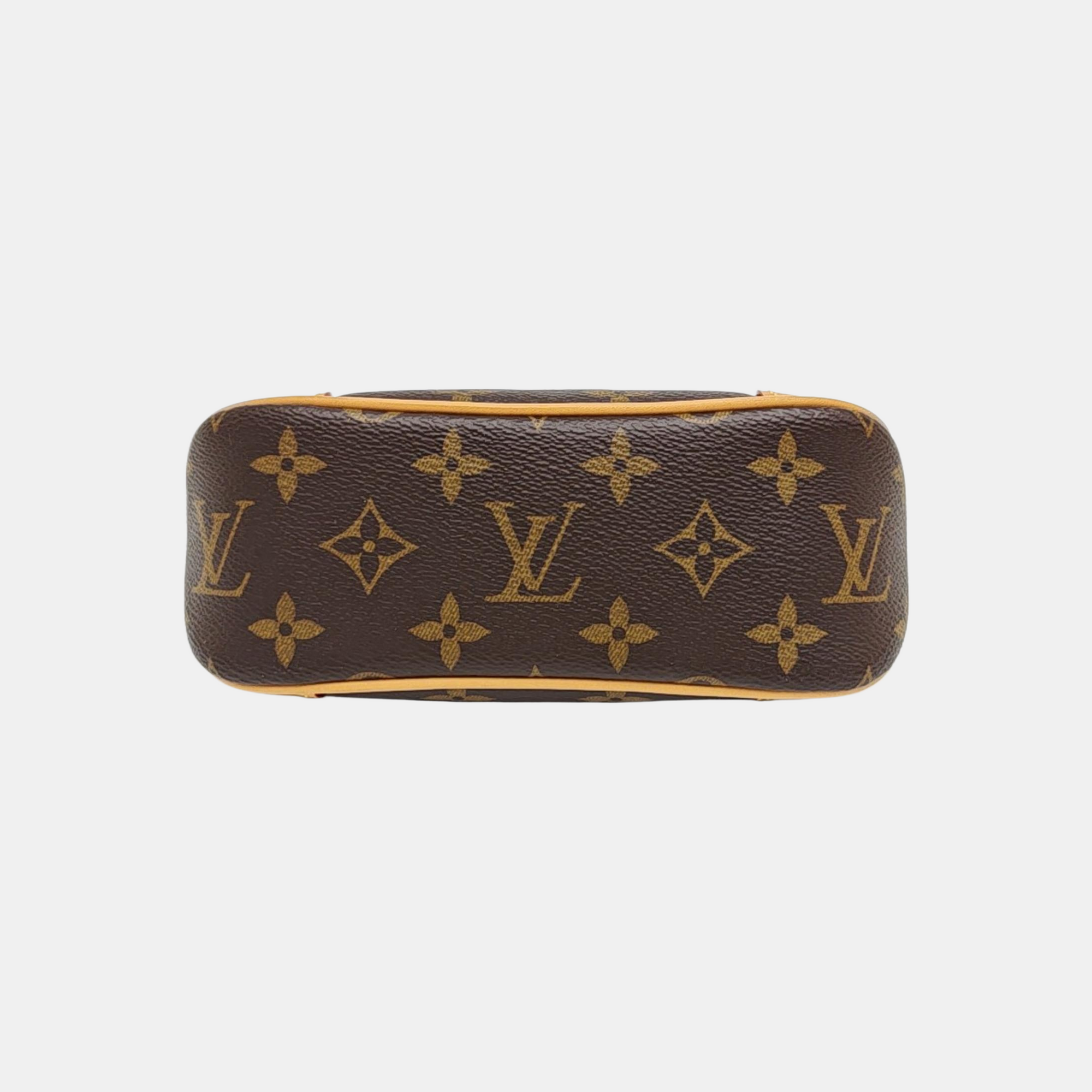 BOULOGNE Nano Monogram Coated Canvas Brown