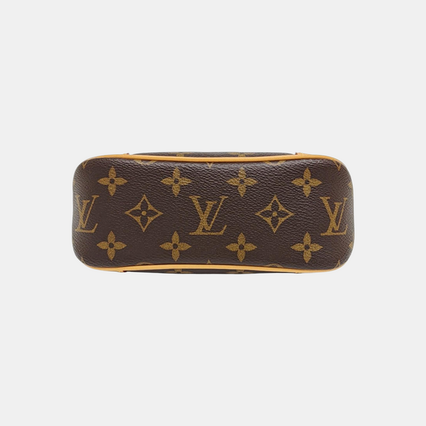 BOULOGNE Nano Monogram Coated Canvas Brown