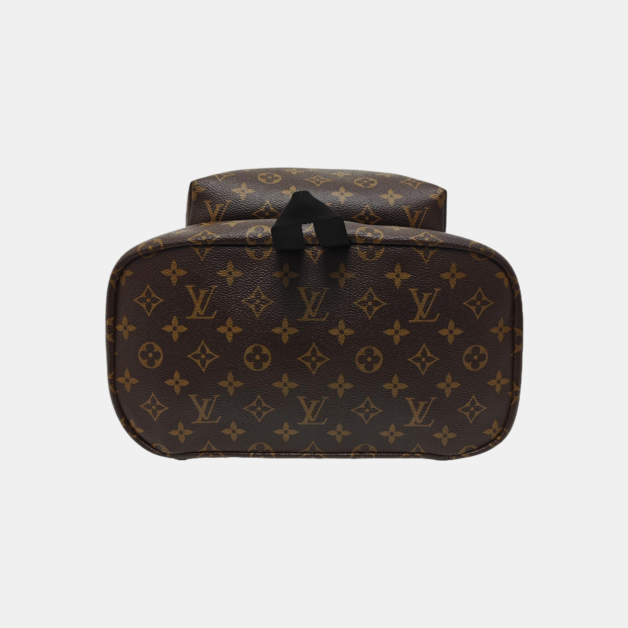 Coated Canvas Backpack Brown