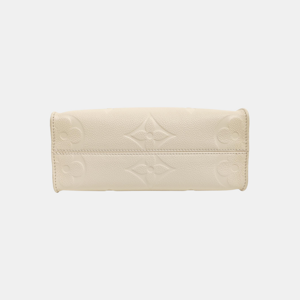 ONTHEGO PM Monogram Calfskin Beige