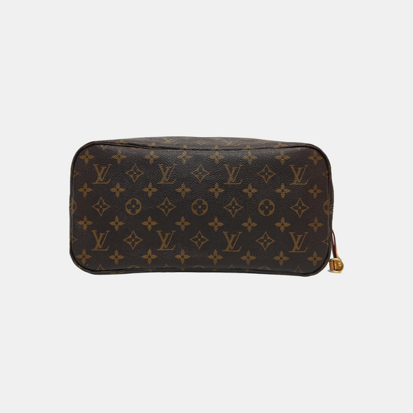 NEVERFULL MM Monogram Coated Canvas Brown