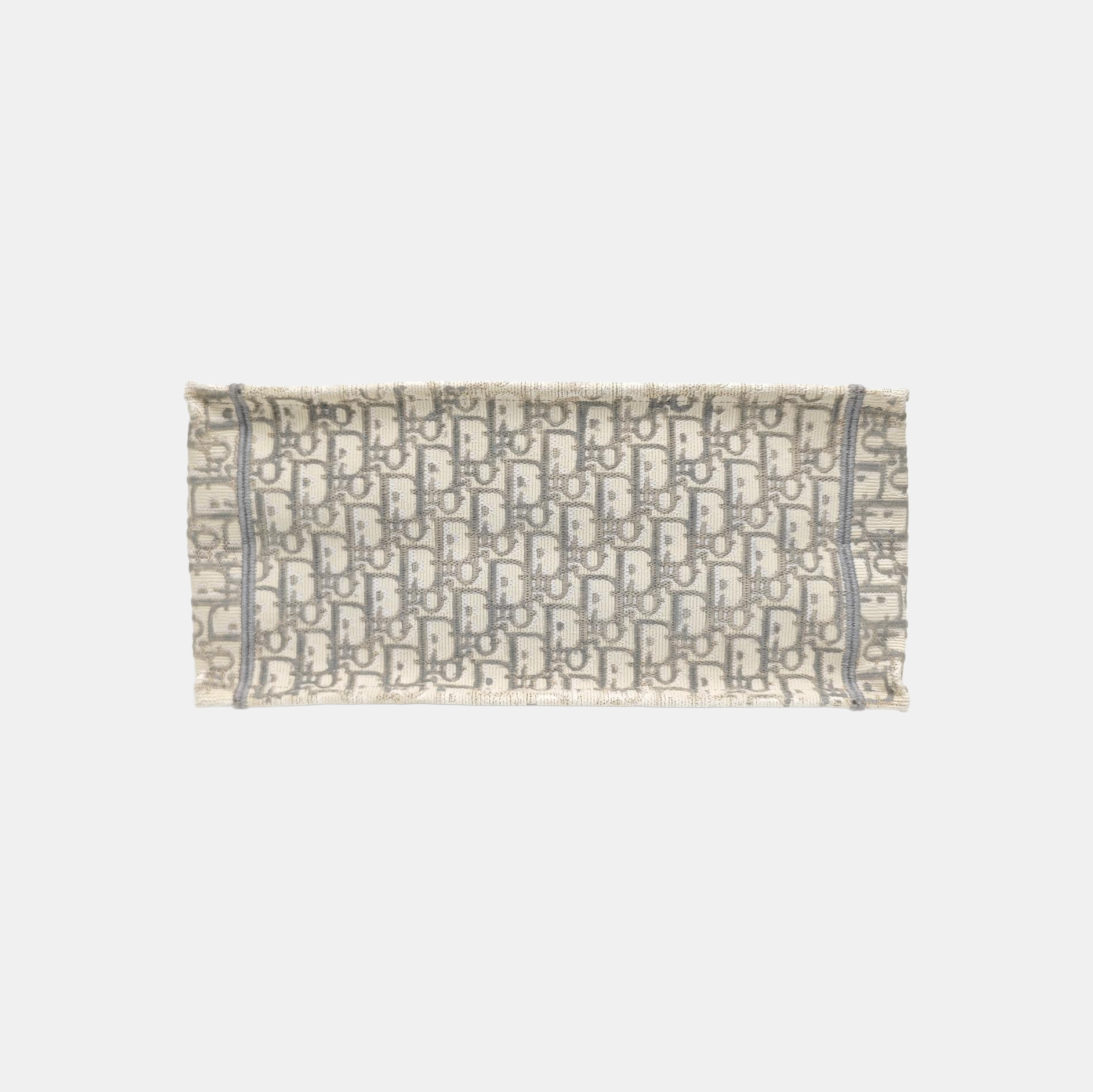 Book Tote Medium Oblique Canvas White