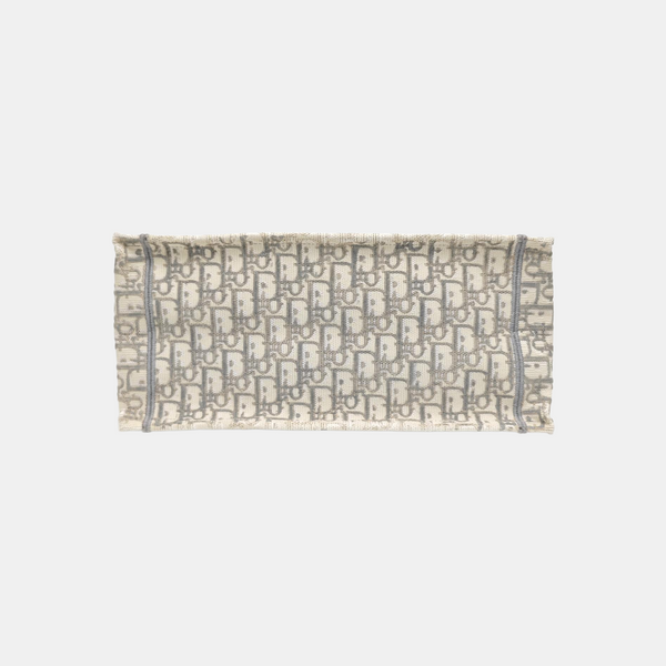 Book Tote Medium Oblique Canvas White