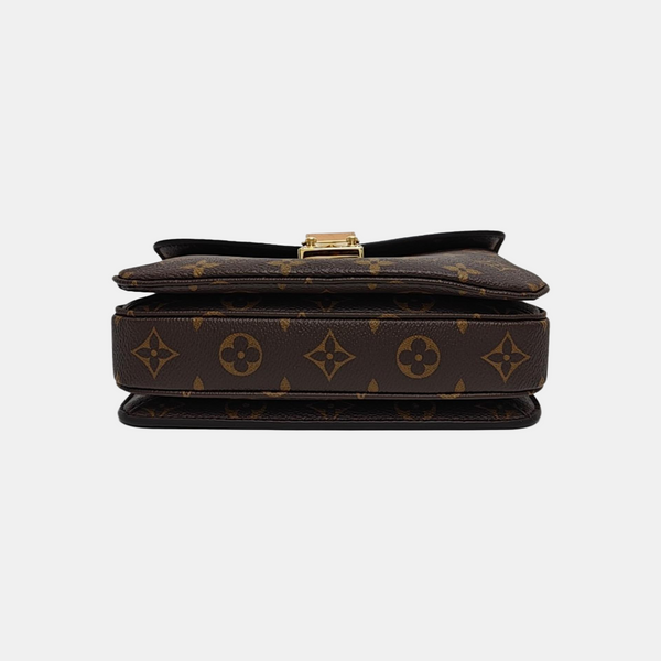 MÉTIS EAST WEST Monogram Coated Canvas Brown