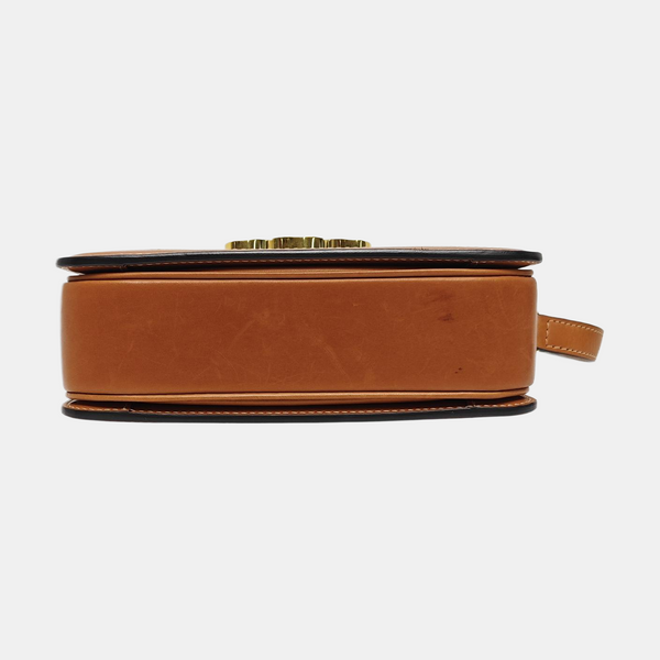 TRIOMPHE Small Coated Canvas Brown