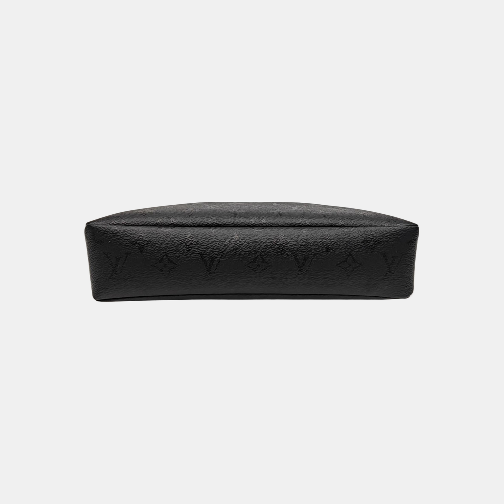 Pochette Voyag Monogram Coated Canvas Black