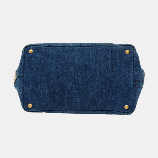 Denim Quilted Denim Blue