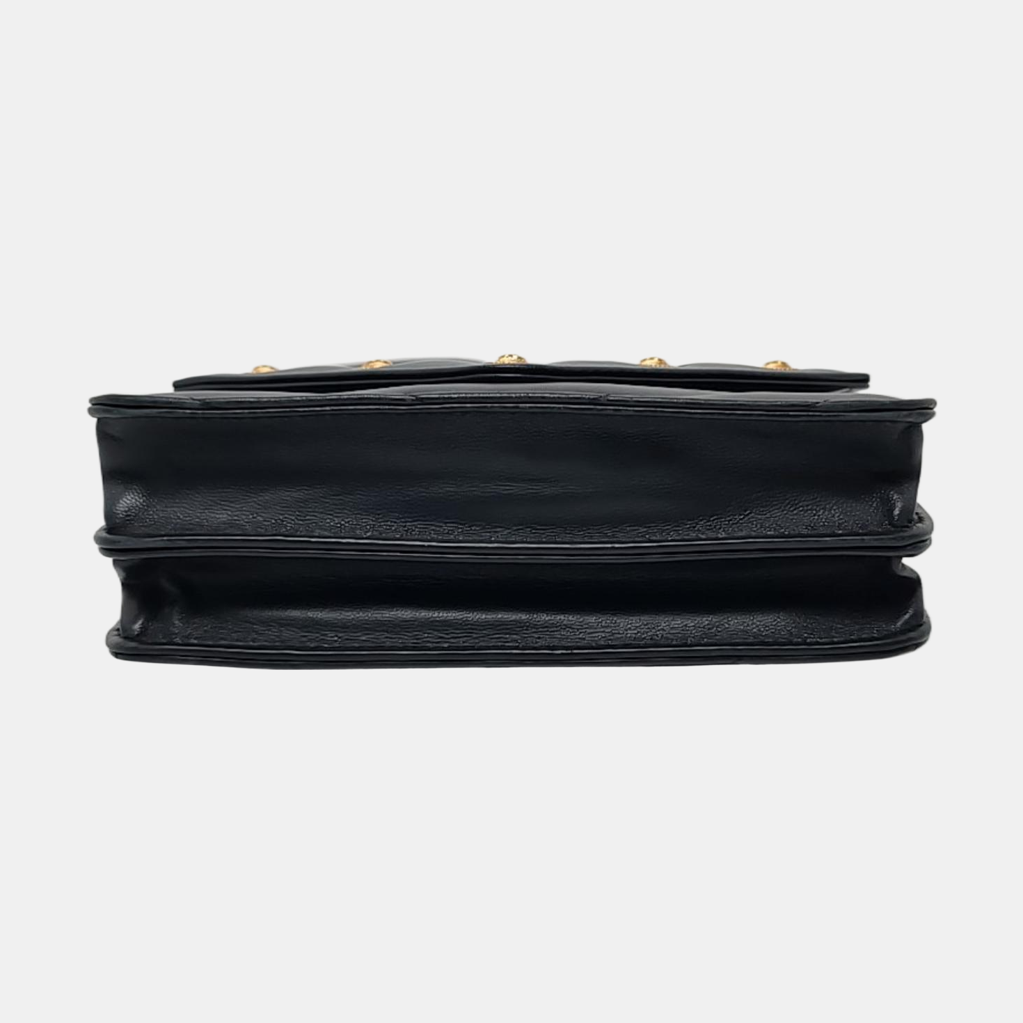 Chevron, Quilted Lambskin Black