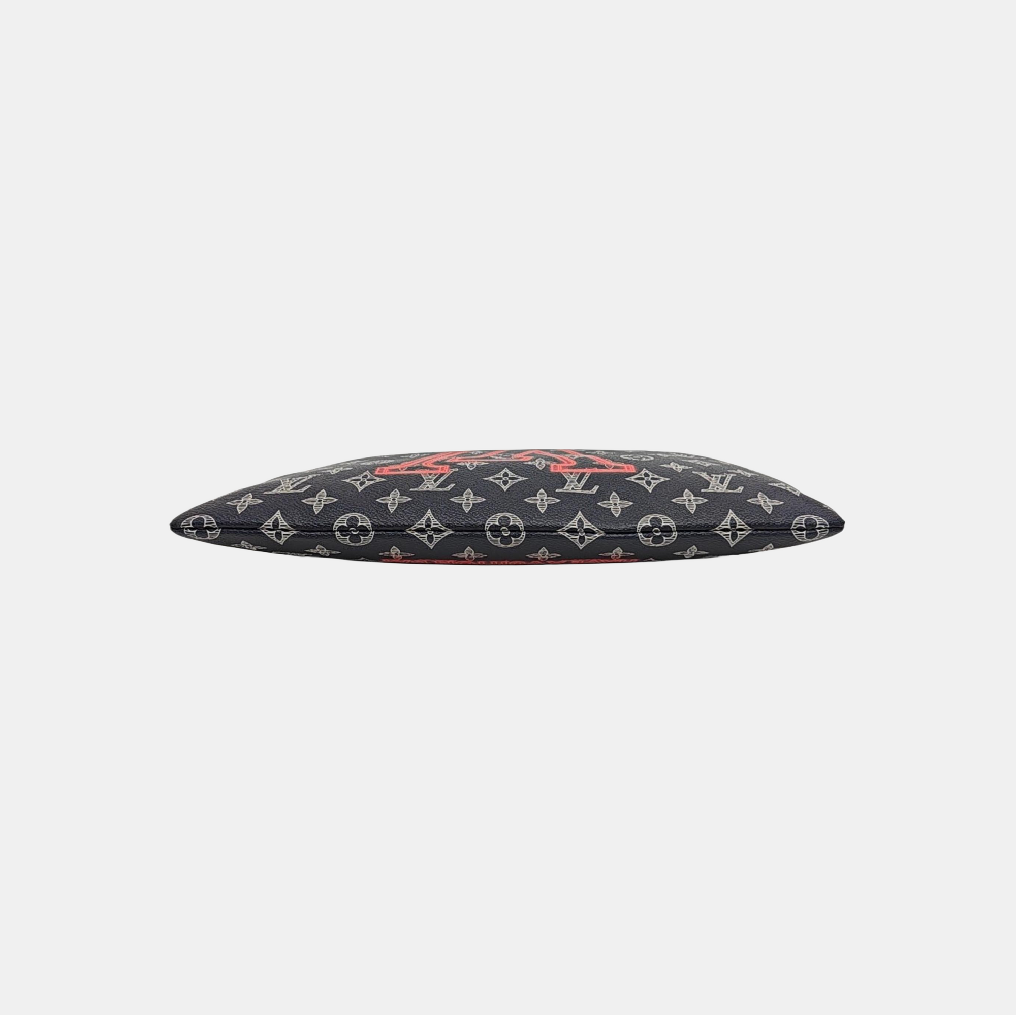 APOLLO GM Monogram Coated Canvas Blue
