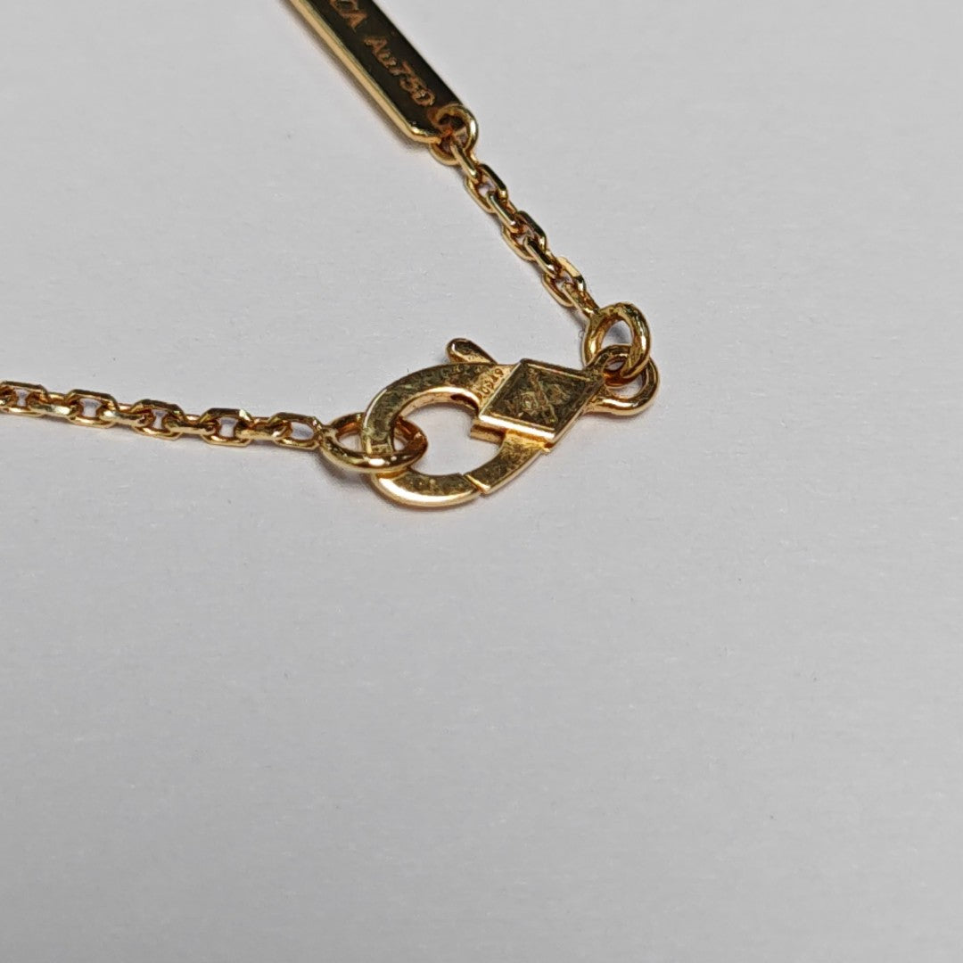 Vintage Alhambra 18k Gold Necklace
