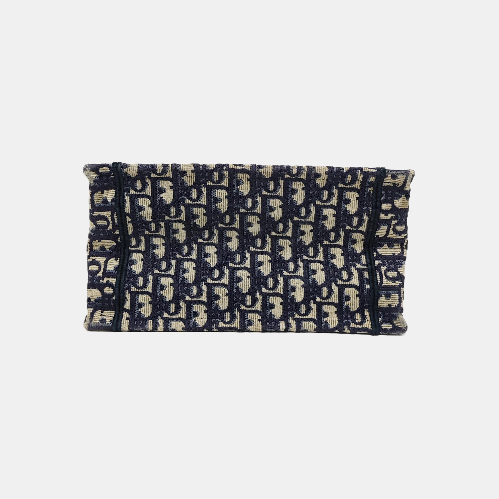 Book Tote Small Oblique Canvas Blue