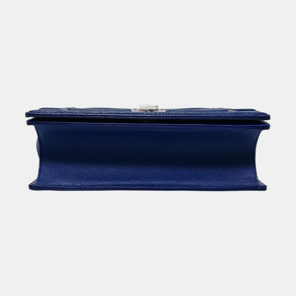 Diorama Medium Calfskin Blue