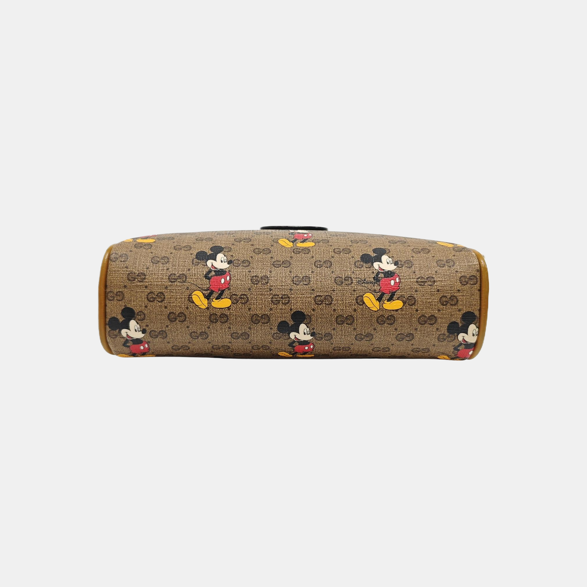 Disney X Gucci Mini Monogram Coated Canvas Brown
