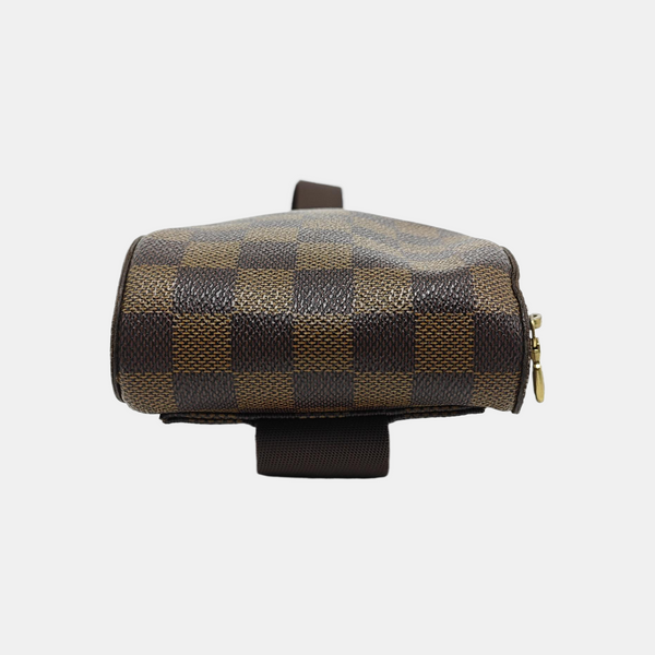 GÉRONIMOS Damier Ebene Coated Canvas Brown