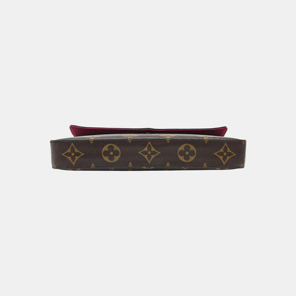 FÉLICIE Monogram Coated Canvas Brown