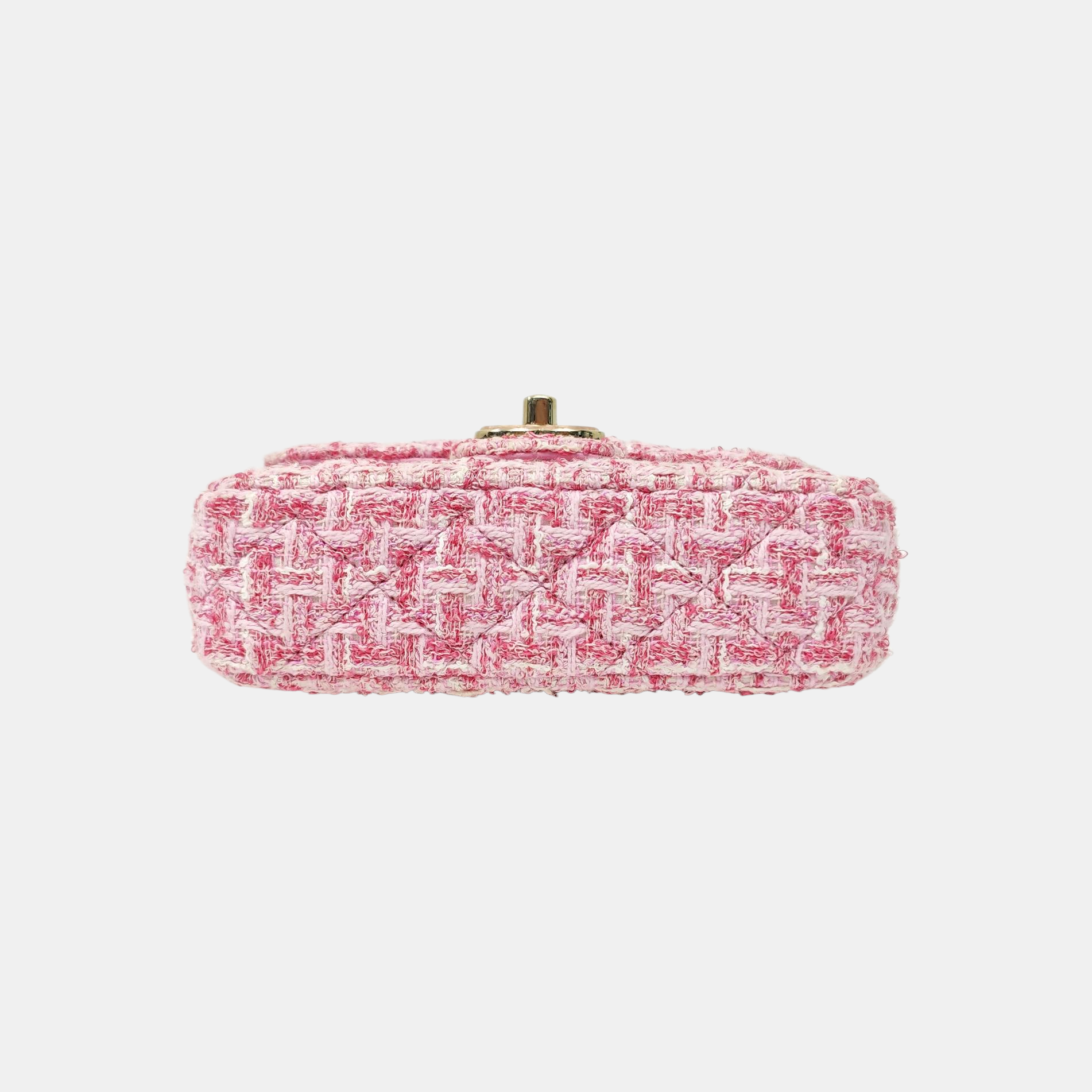 CLASSIC FLAP Mini Quilted Wool Pink