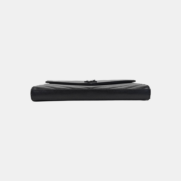 MONOGRAM Medium Chevron Calfskin Black
