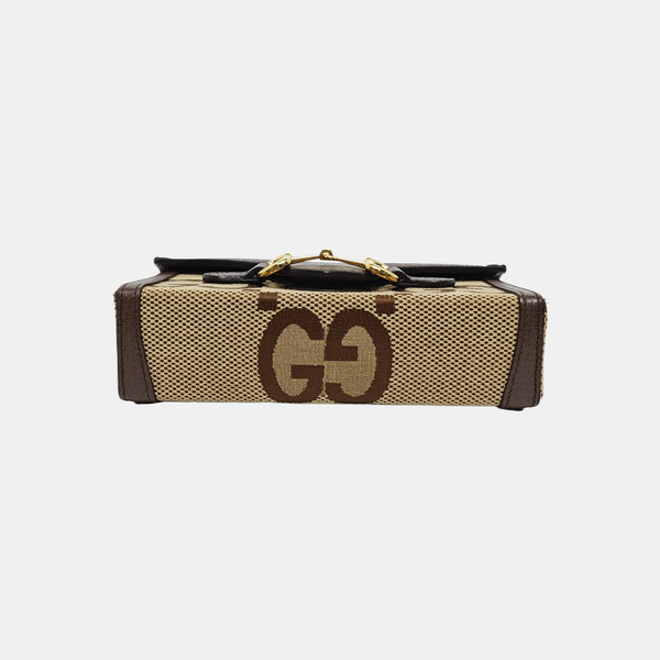 Horsebit 1955 Mini Monogram Canvas Beige