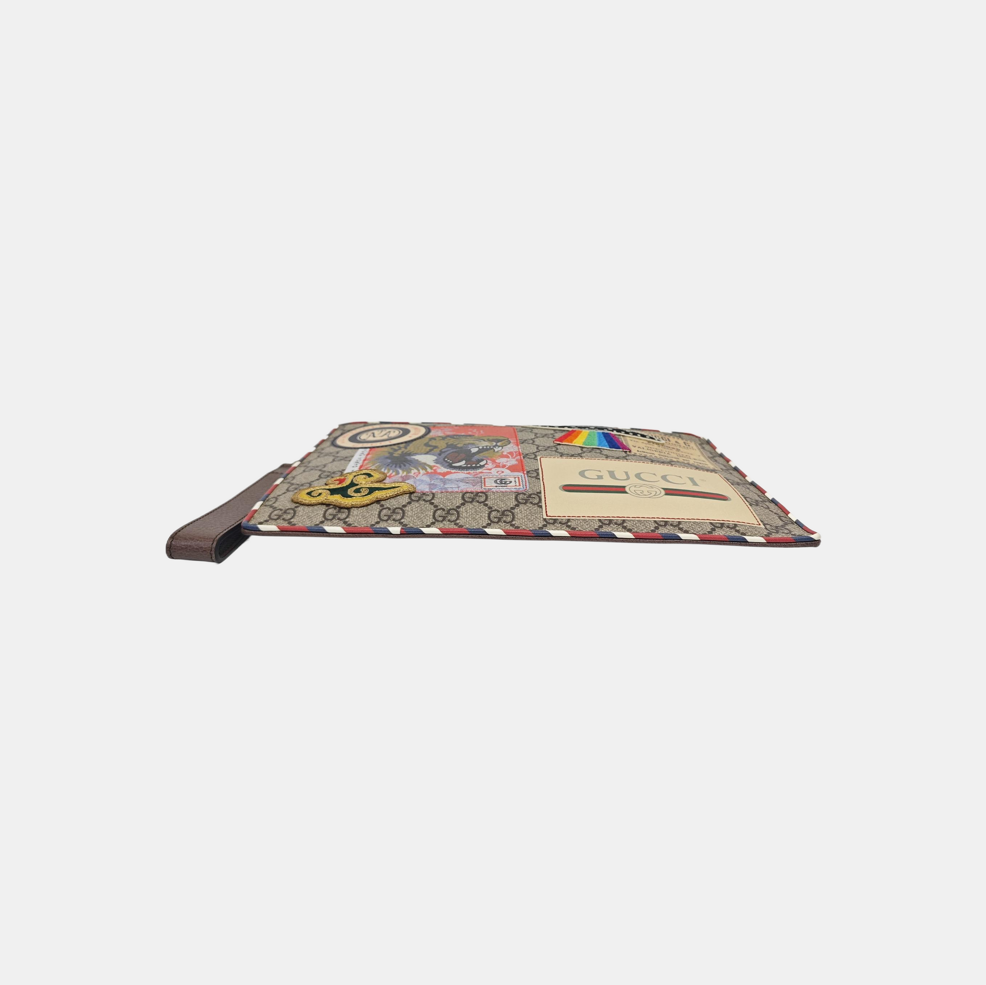 Courrier Monogram Coated Canvas Beige