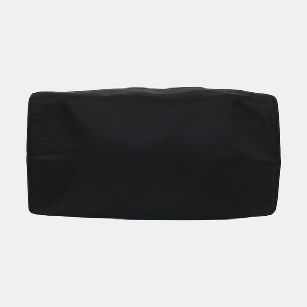Nylon Top Handle Bag Black
