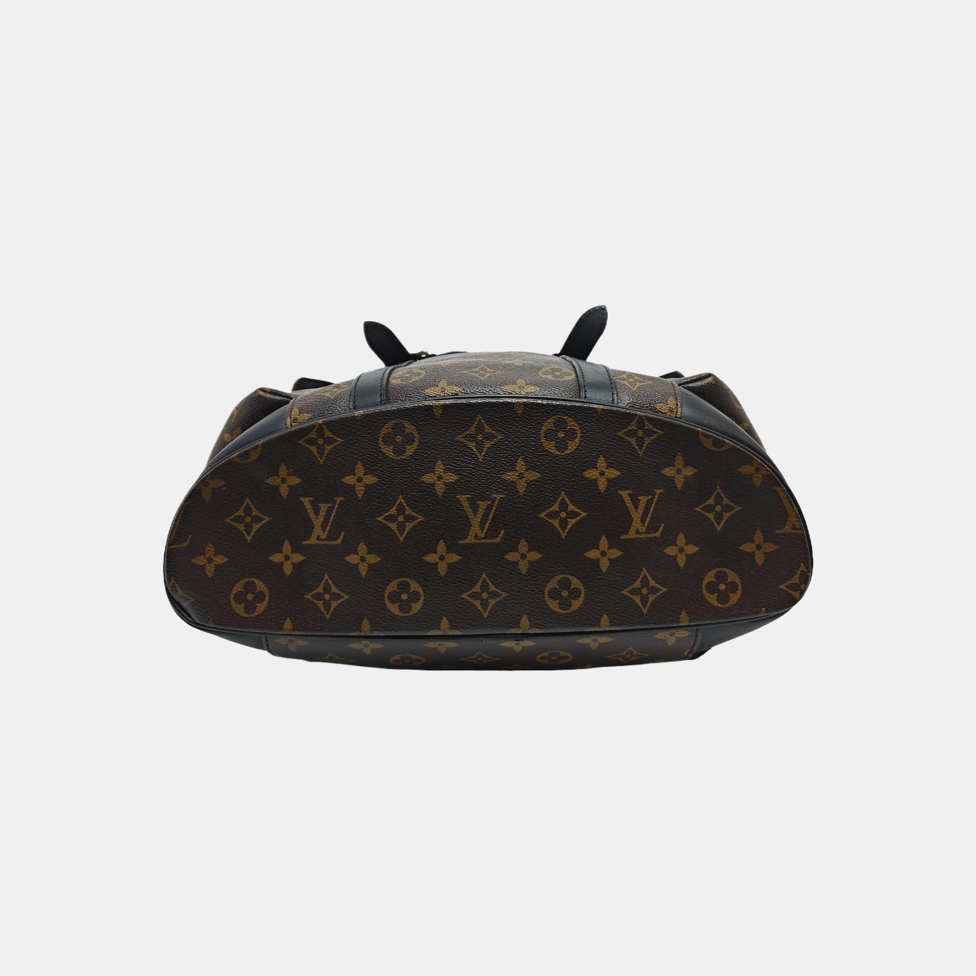 CHRISTOPHER MM Monogram Coated Canvas Brown