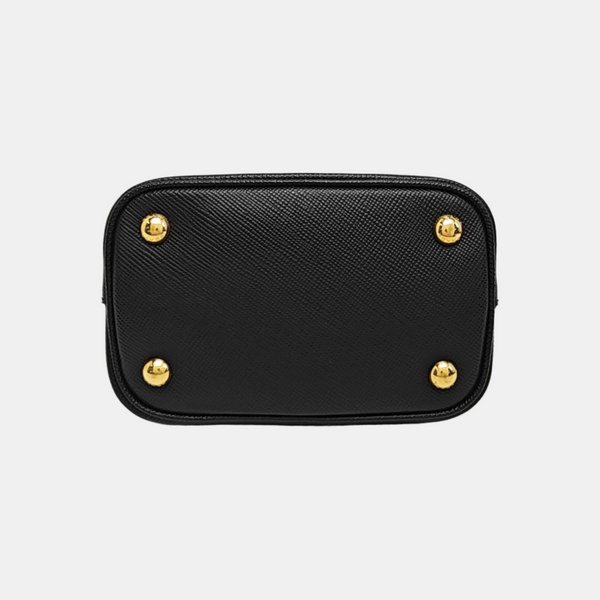 Panier Small Saffiano Calfskin Black