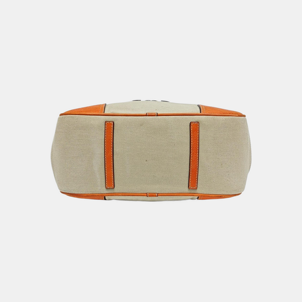 Canvas Shoulder Bag Beige
