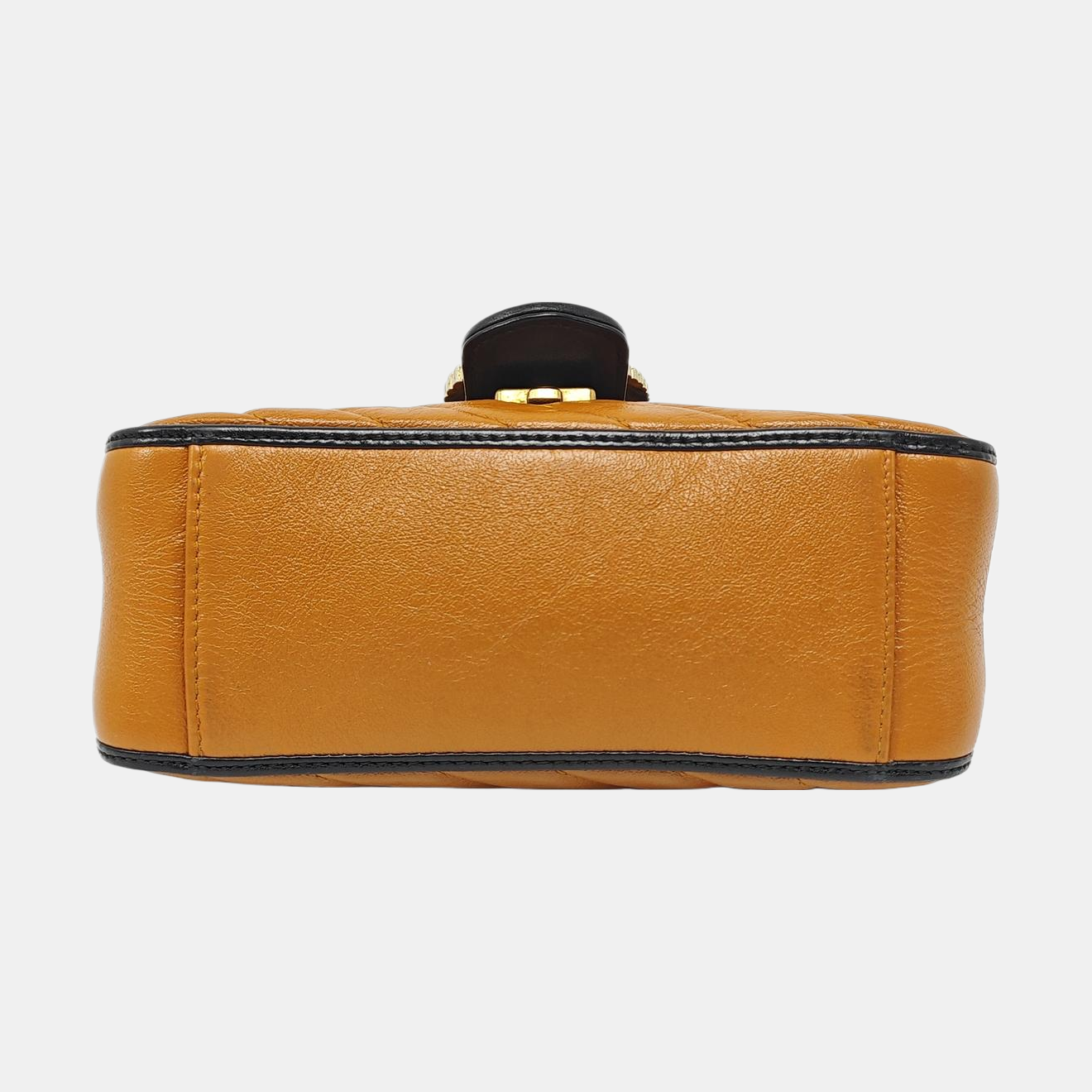 GG Marmont Mini Quilted Calfskin Brown