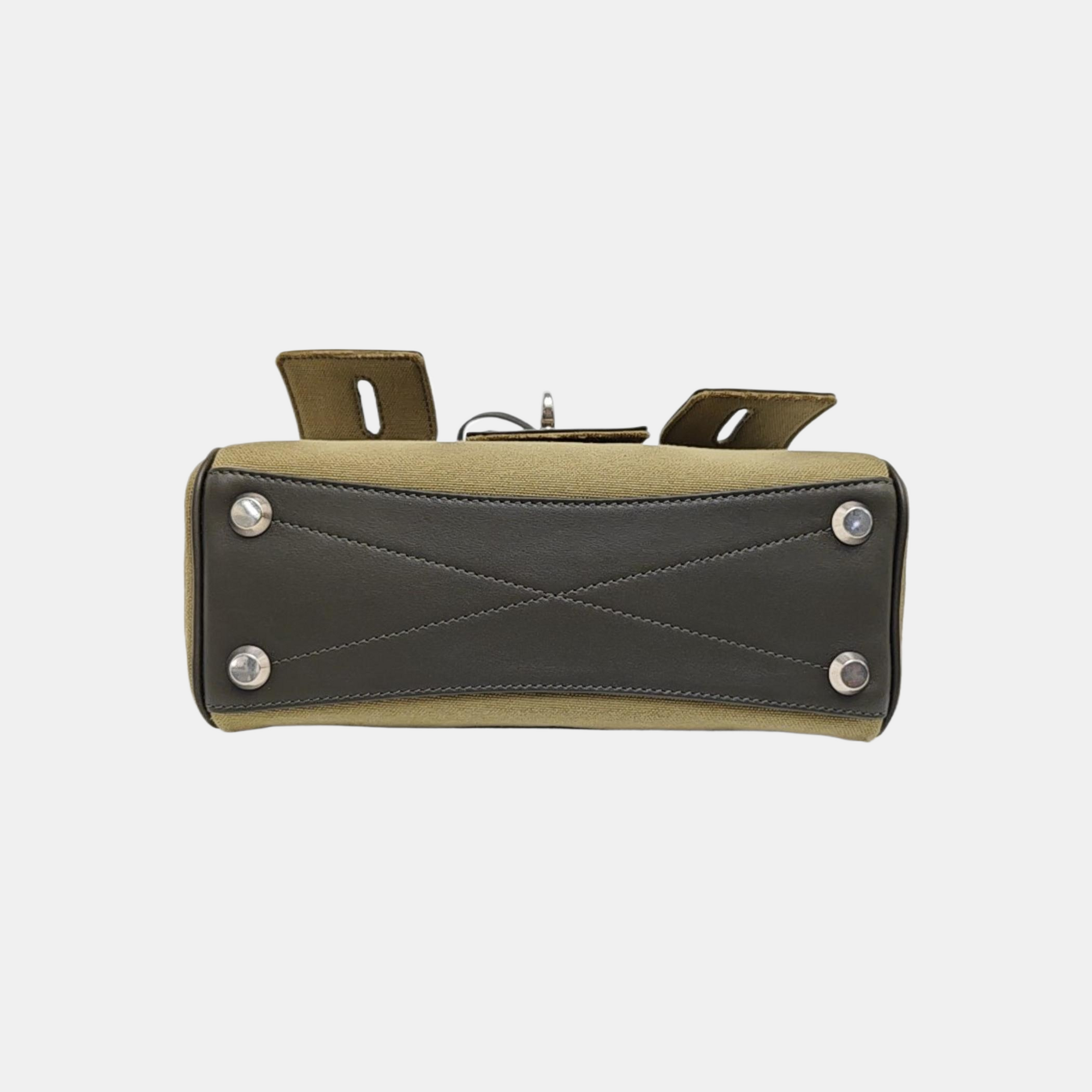 Canvas Shoulder Bag Green