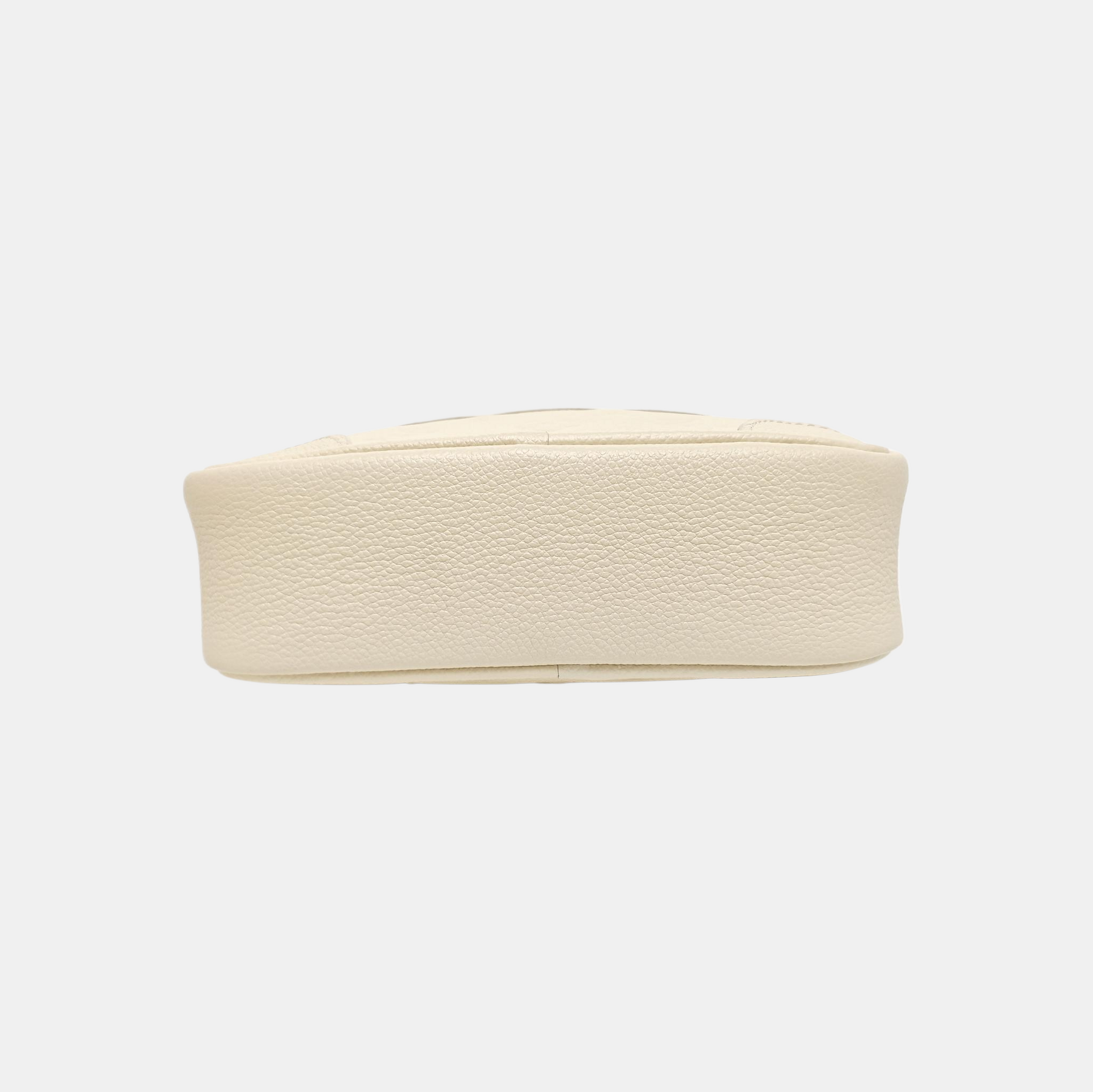 Monogram Calfskin Shoulder Bag Mini Beige