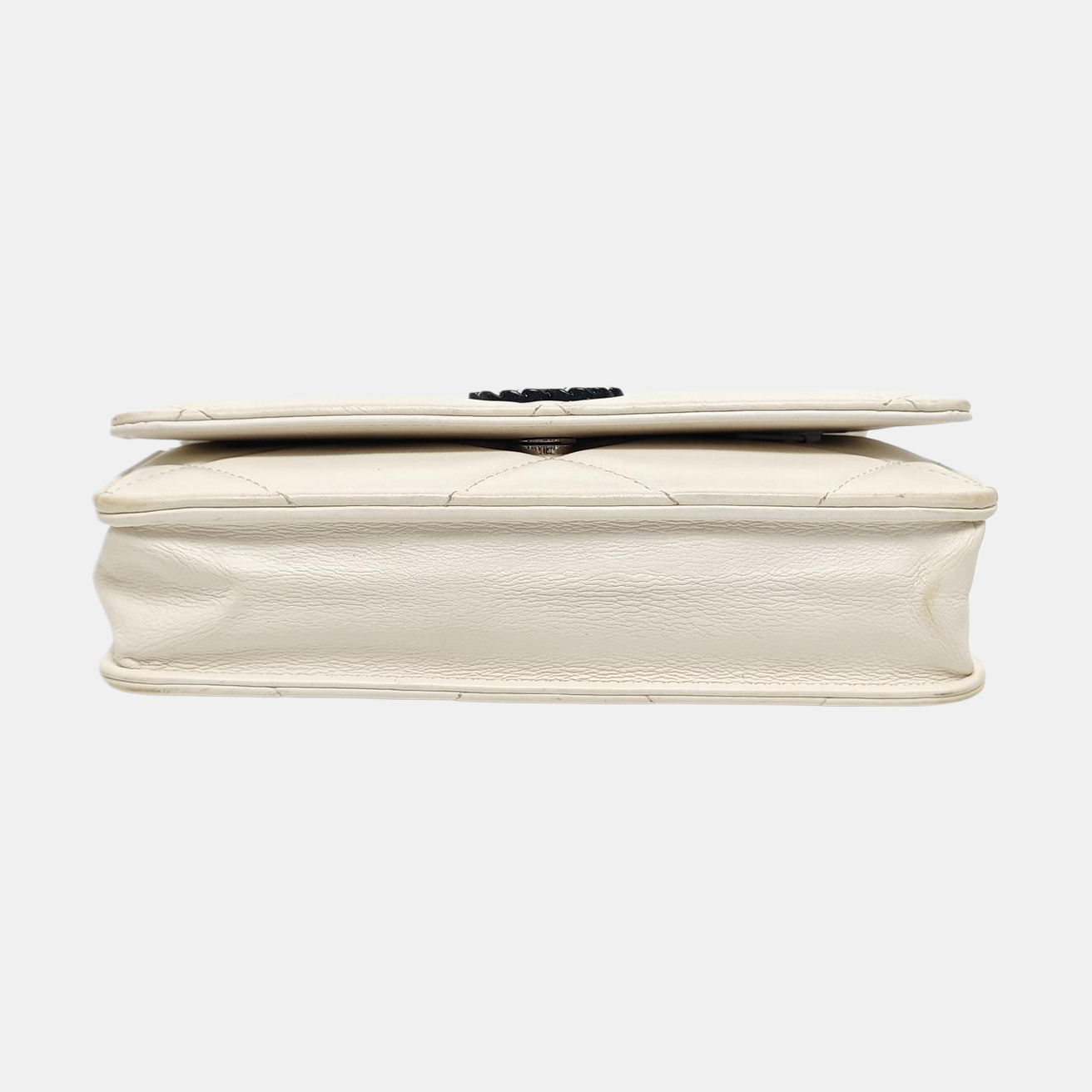 CHANEL 19 WOC Quilted Calfskin White