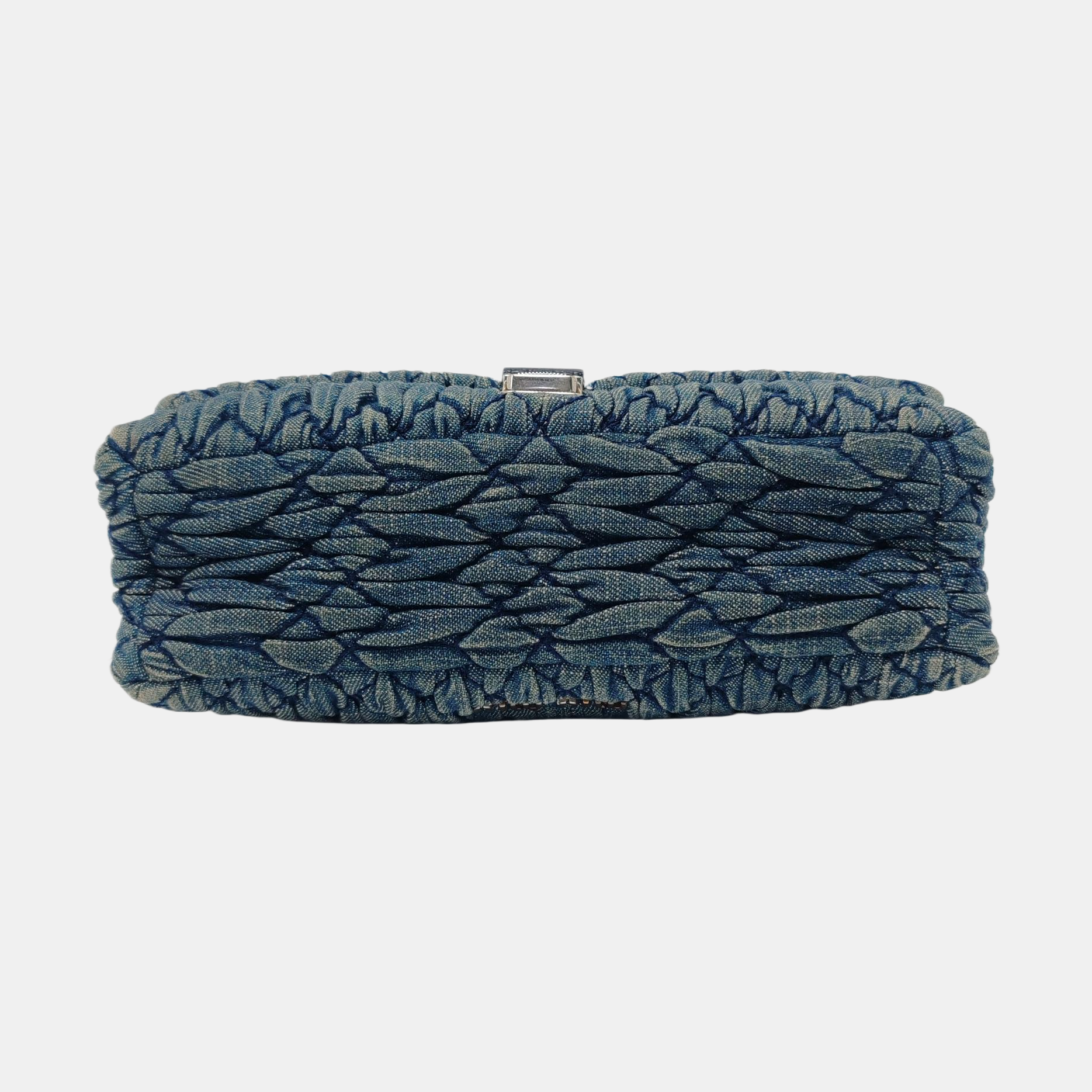 Crystal Quilted Fabric Blue
