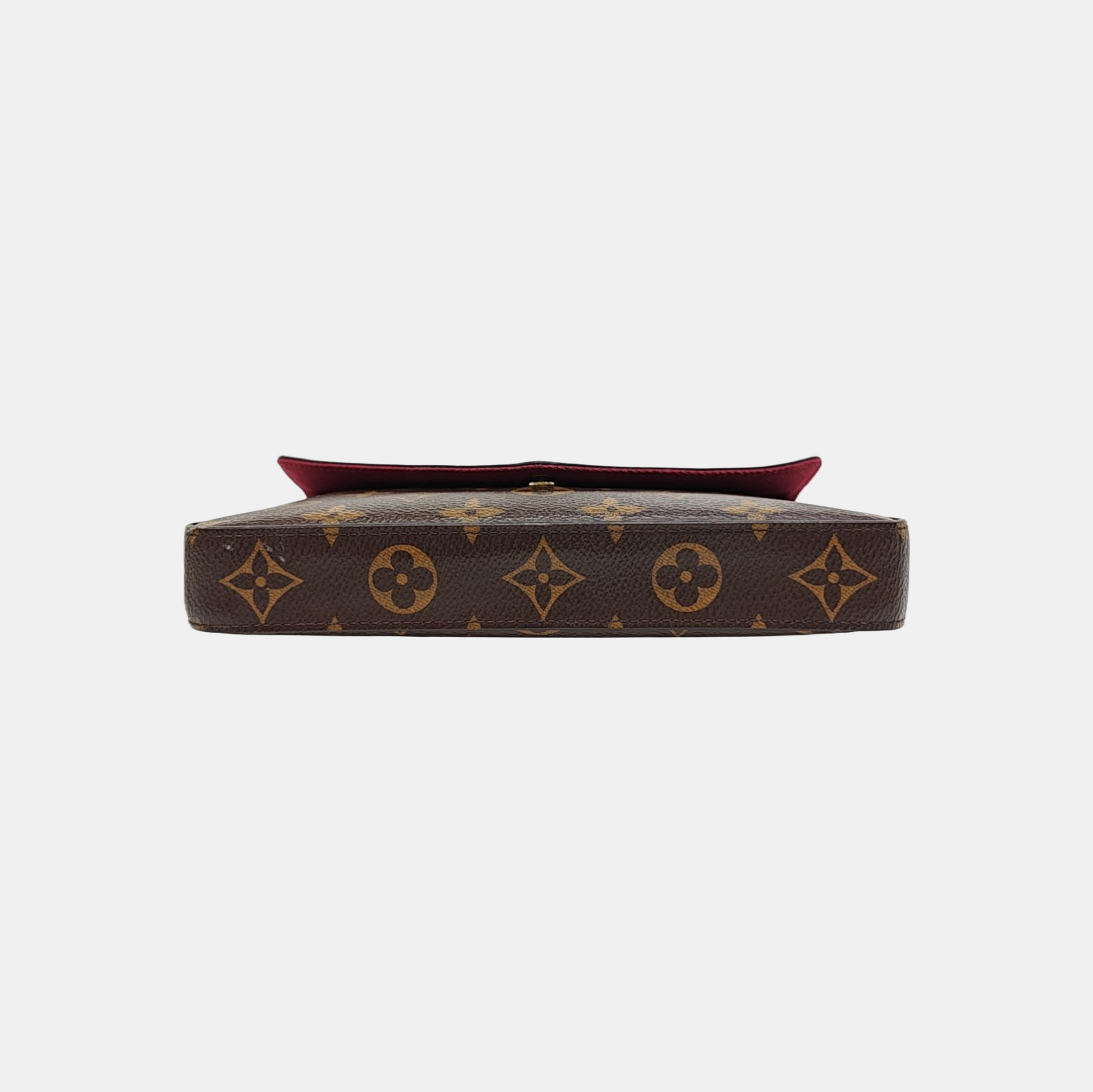 FÉLICIE Monogram Coated Canvas Brown