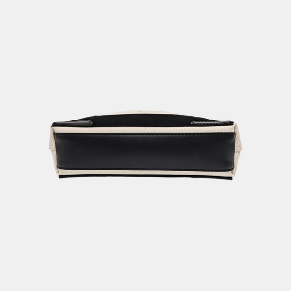 Navy Mini Canvas White