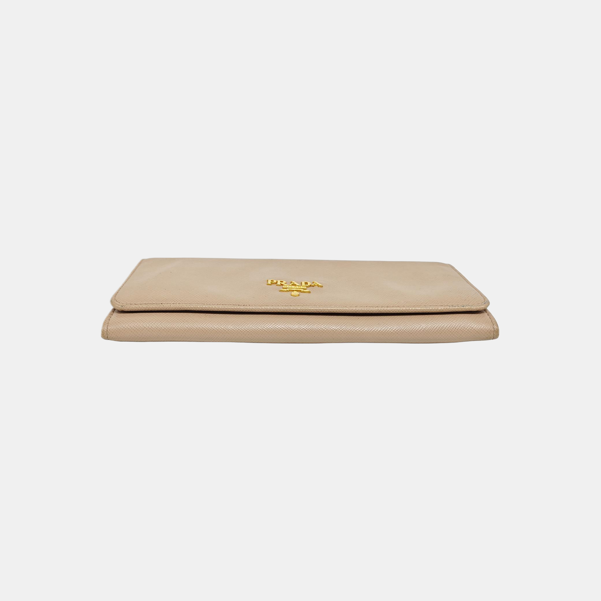 Calfskin Wallet Beige