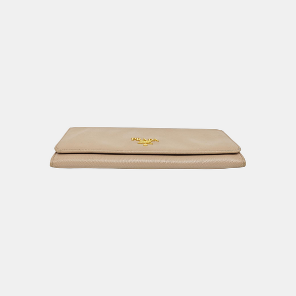 Calfskin Wallet Beige