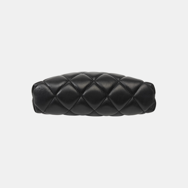 B. Quilted Calfskin Black