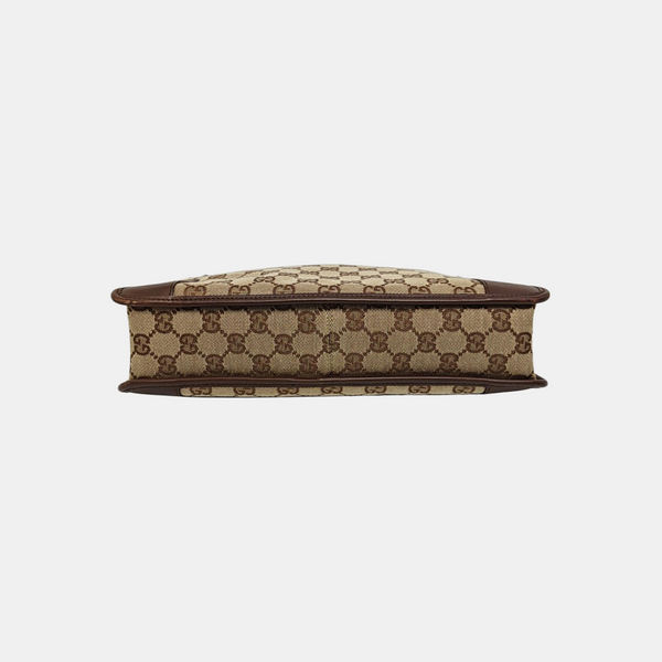 Monogram Canvas Top Handle Bag Brown