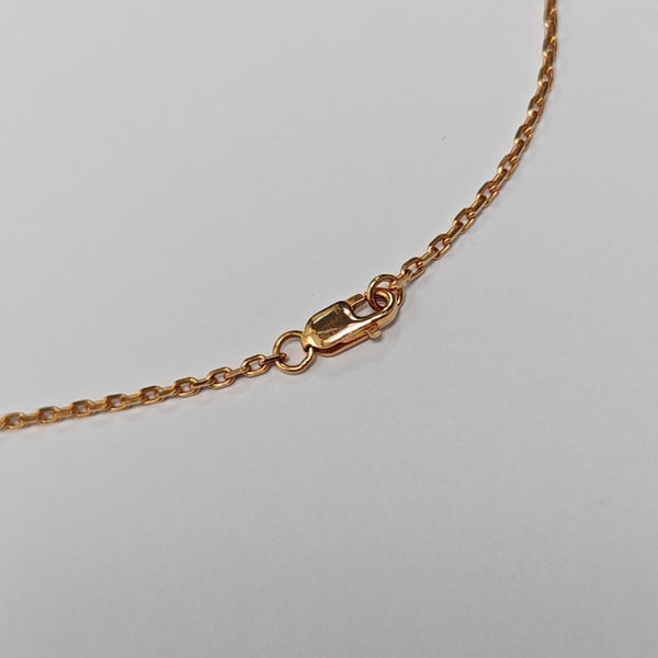 Pop H Metal Rose Gold Necklace