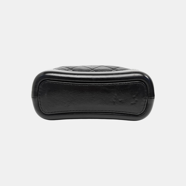 GABRIELLE Small Quilted Calfskin Black