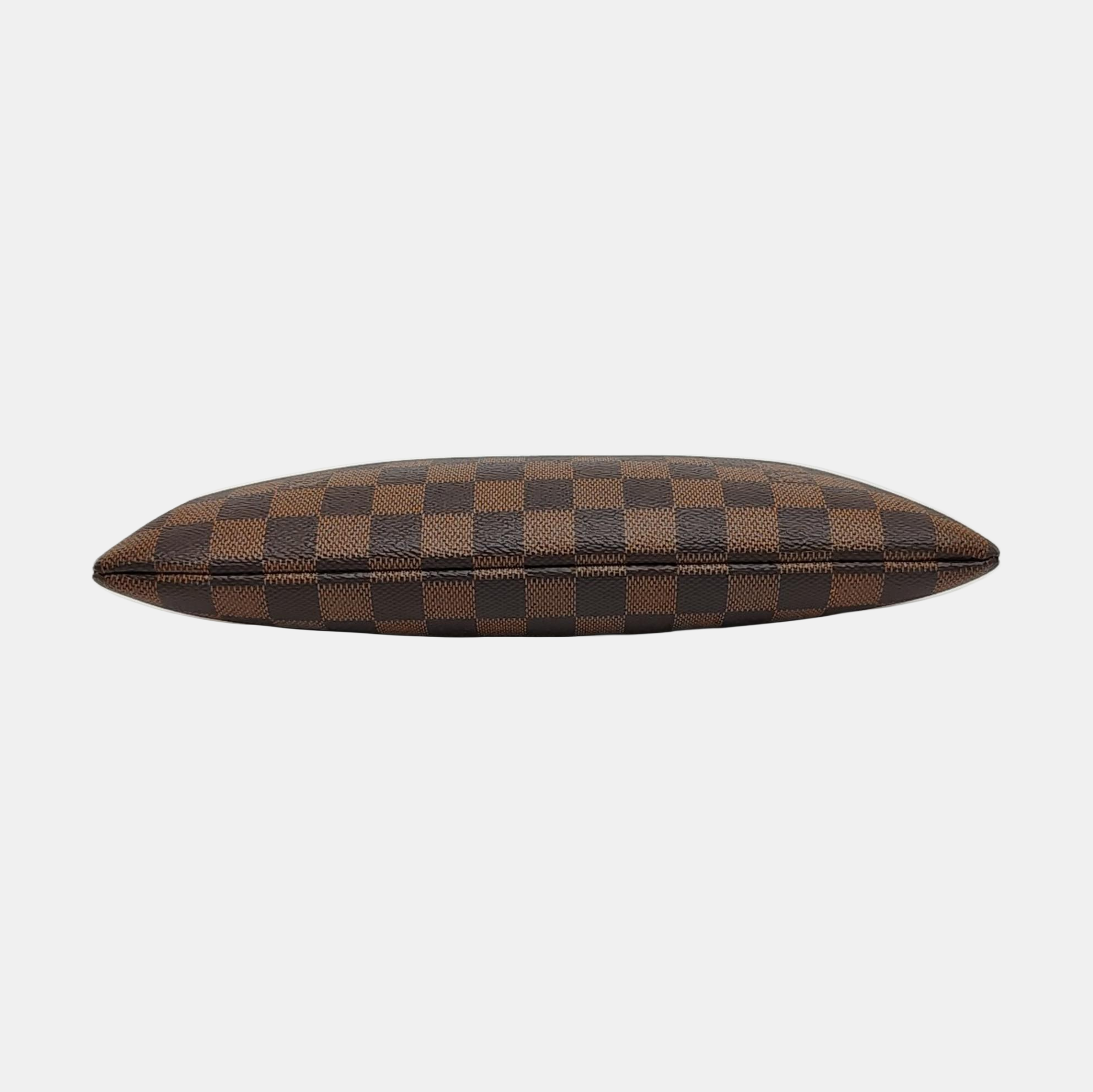 DAILY Damier Ebene Coated Canvas Brown