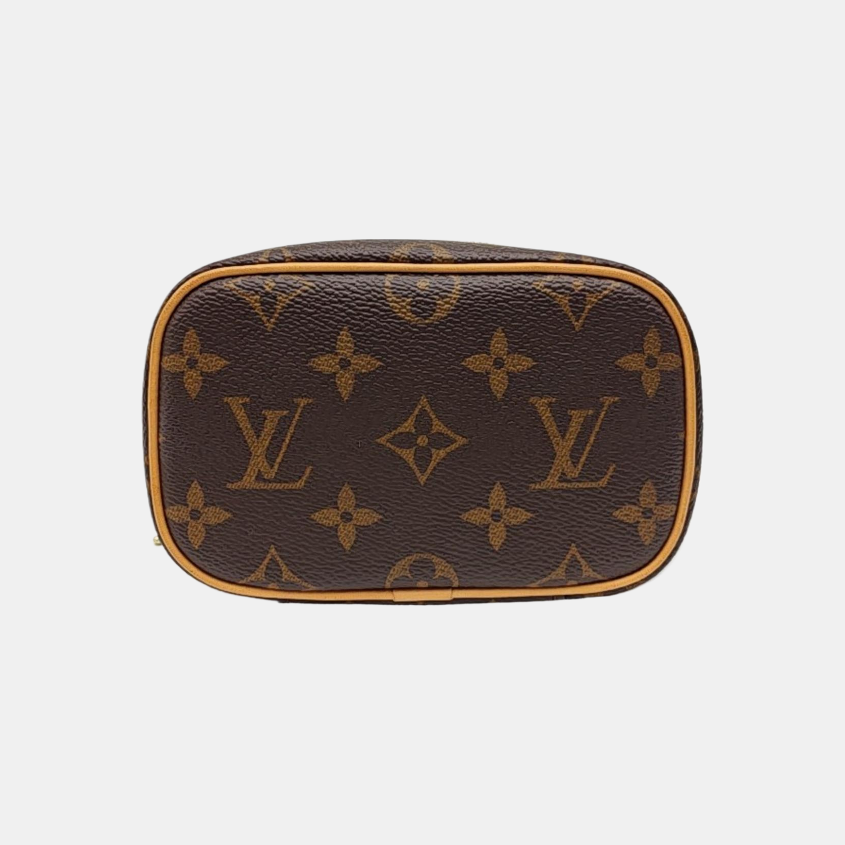 NICE Super Mini Monogram Coated Canvas Brown