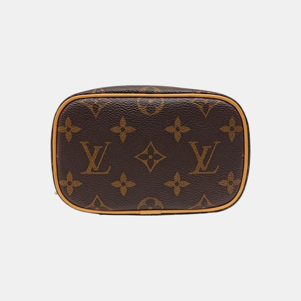 NICE Super Mini Monogram Coated Canvas Brown