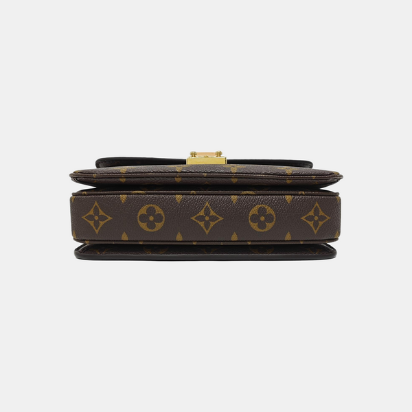 MÉTIS EAST WEST Monogram Coated Canvas Brown