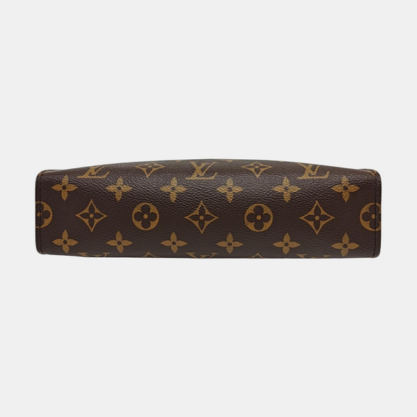TOILET POCKET Monogram Coated Canvas Brown